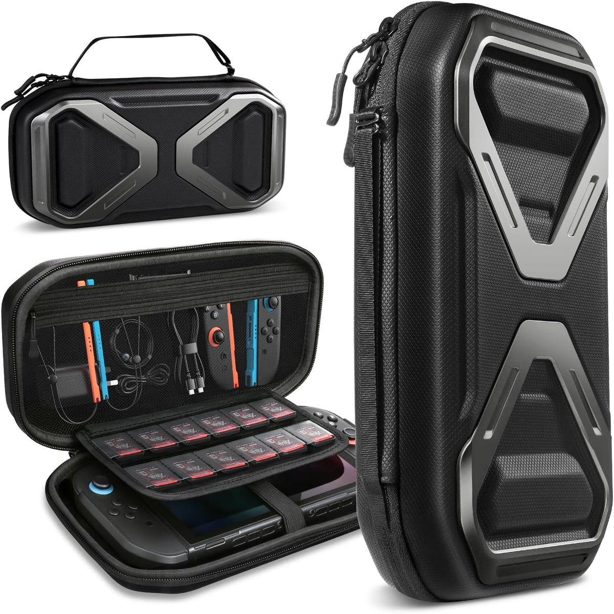 Estuche de transporte SUPCASE Pro Edition para Nintendo Switch 2 2025, Negro