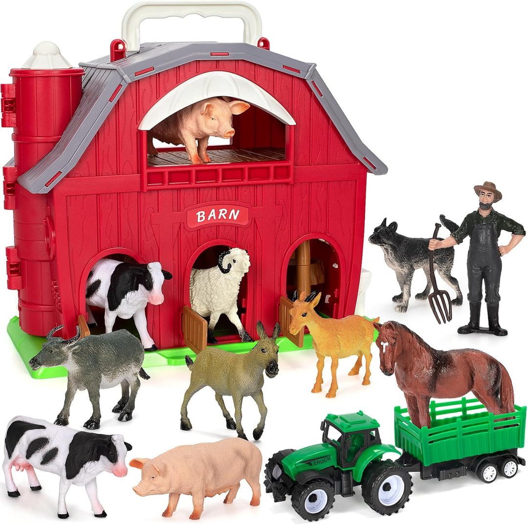 Juguetes de animales de granja para niños de 1 2 3 4 5