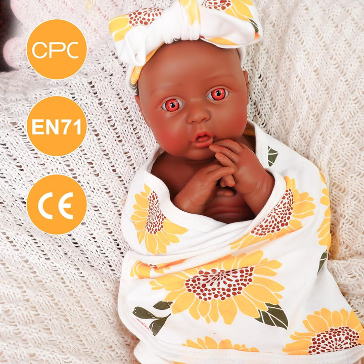 YaLuoQian Muñeca de silicona Reborn bebé de silicona completa