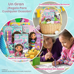 Gabby's Dollhouse - Juego de 4 libros para colorear