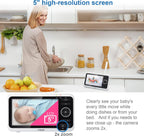 VTech VM350 Monitor de video con batería admite modo de video de 12, 2,8 pulgadas