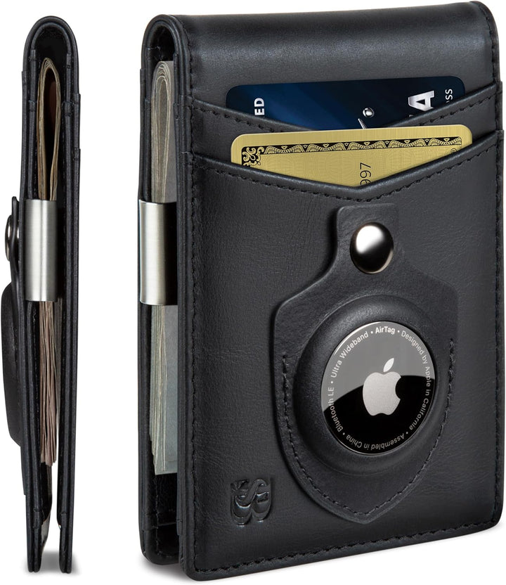 SERMAN BRANDS Money Clip Wallet - Mens Wallets slim Front Pocket RF...
