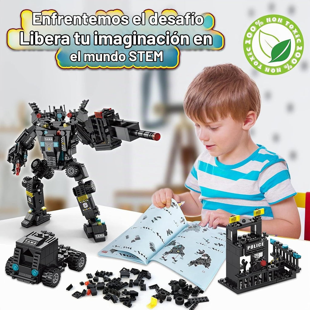 Kit de construcción de robot 51 en 1 para niños de 8 a 12 años