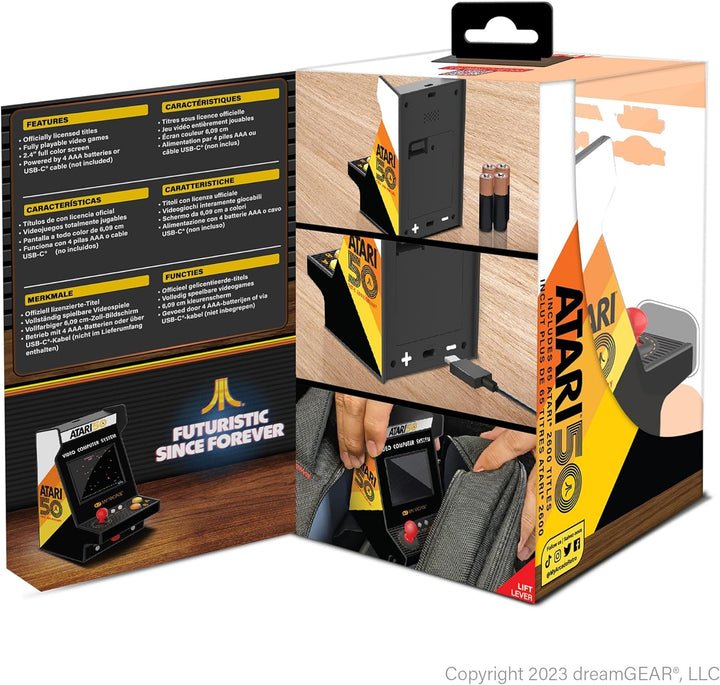 My Arcade Atari Nano Player Pro: 4.8" Retro Handheld Mini Arcad...