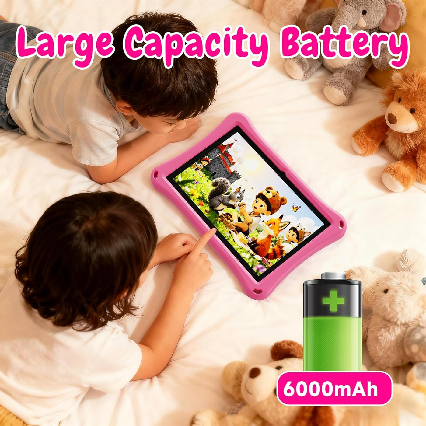 Tableta para niños, tableta Android de 10.1 pulgadas, 12 GB+64 GB,...