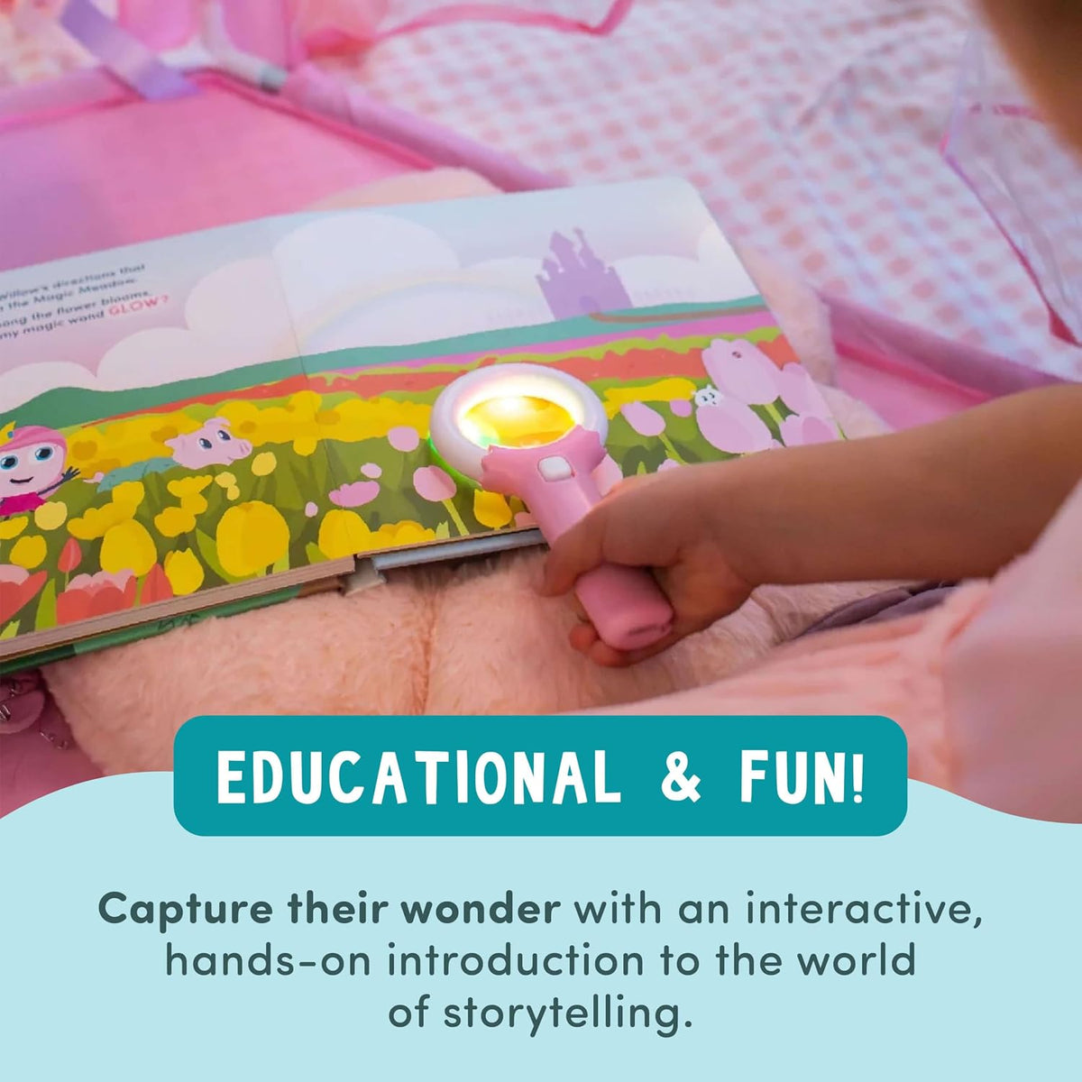 Glo Pals Librería de 3 libros iluminados para niñas