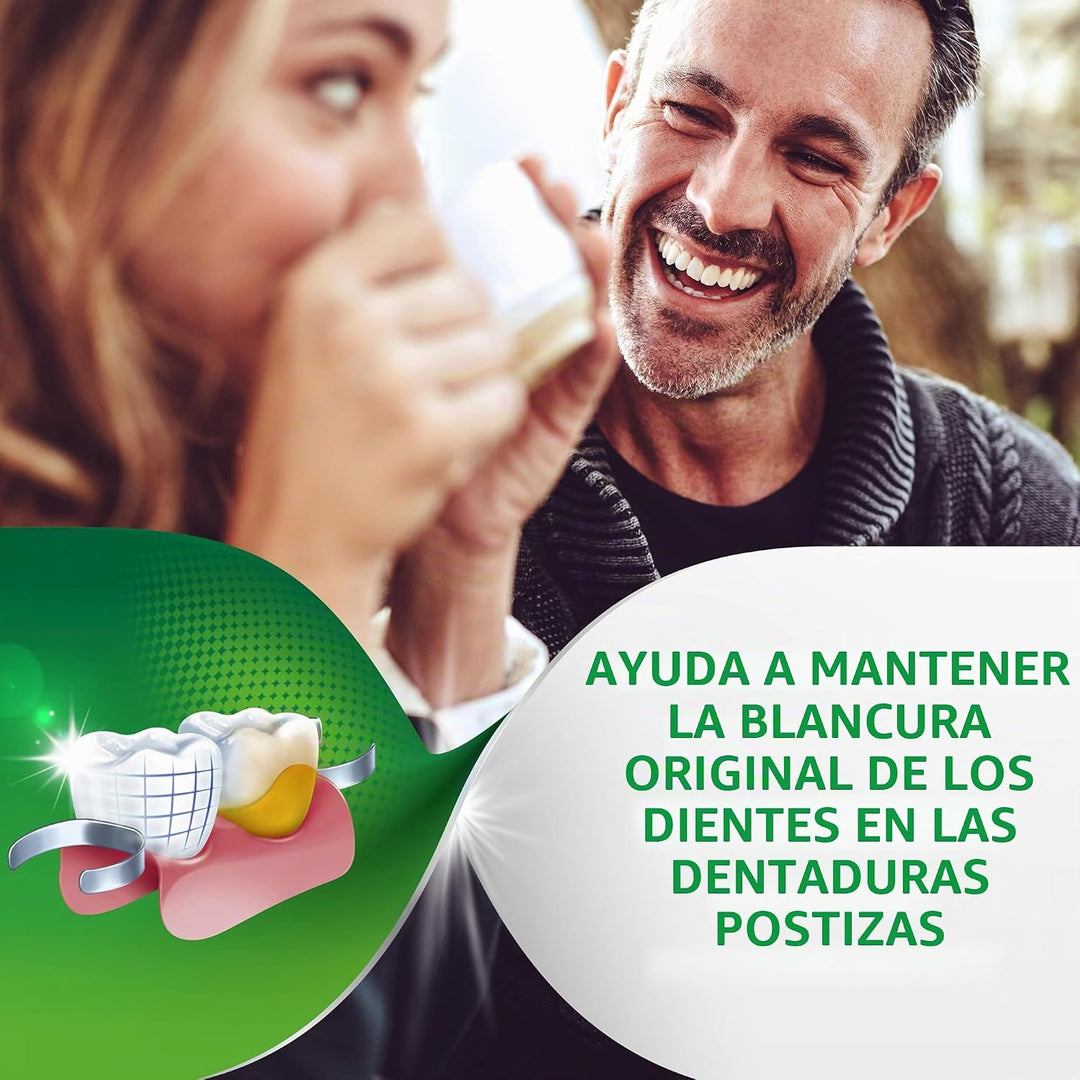 Polident Tabletas limpiadoras de dentaduras postizas blanqueadoras...