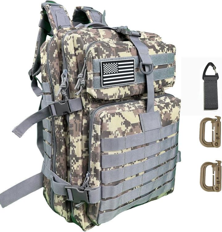 Oraynn Mochila táctica militar grande de 50L, mochila MOLLE del ejé...