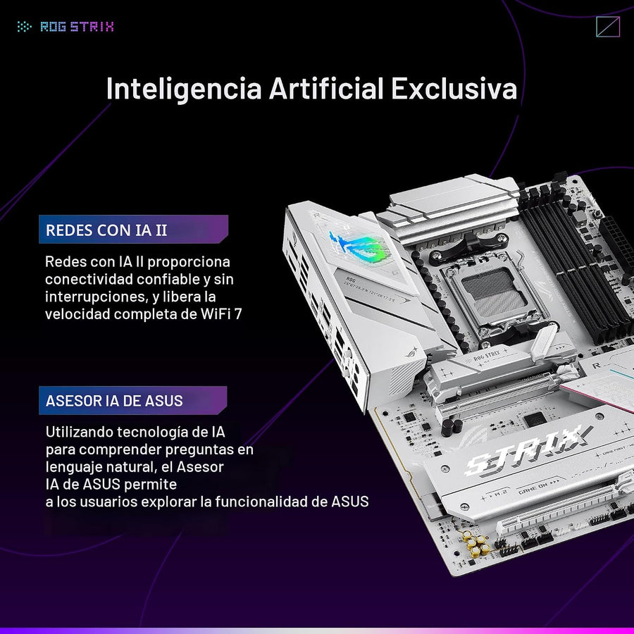 ASUS ROG Strix B850-A Gaming WiFi AMD AM5 B850 ATX Placa base 14+2+...