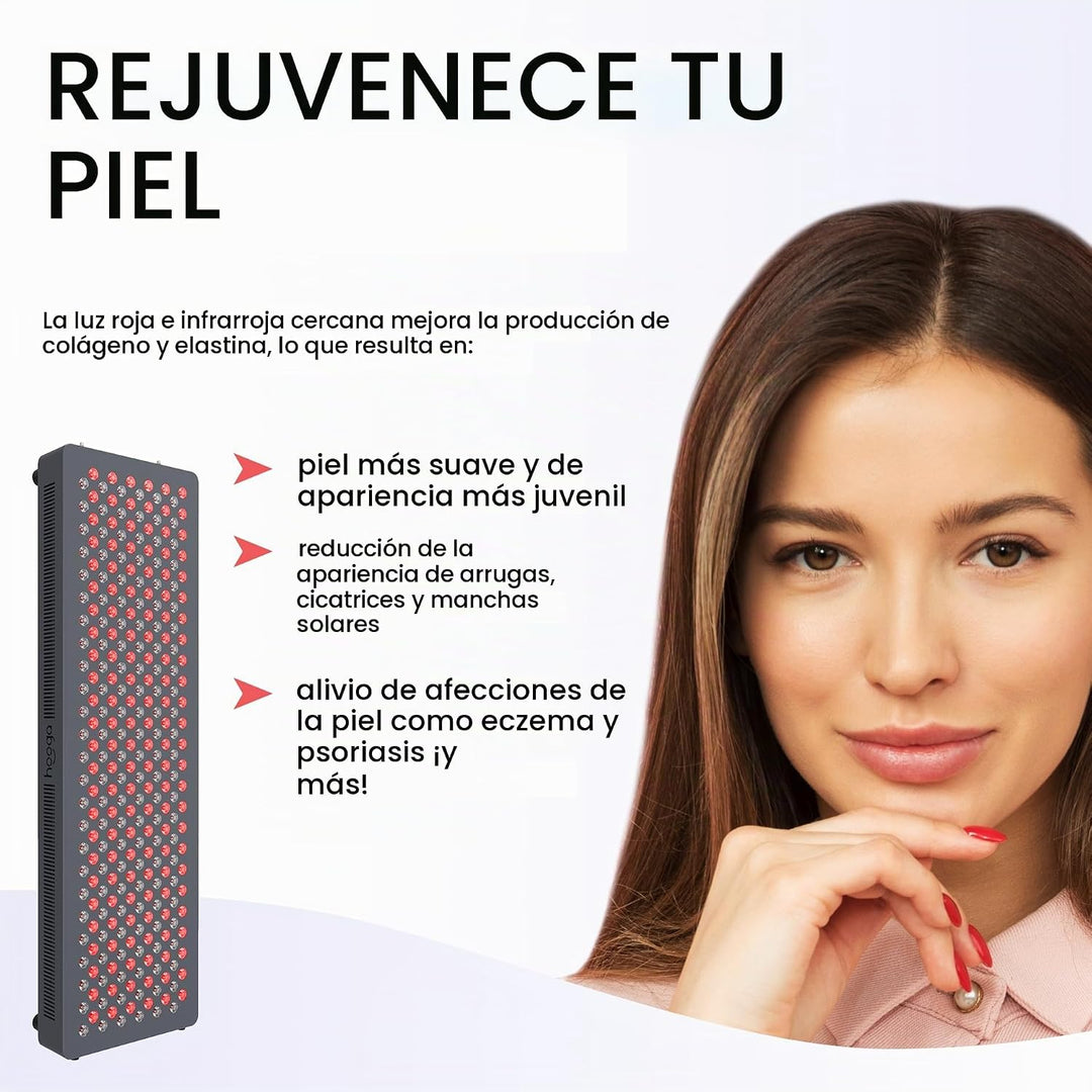 Hooga Terapia de Luz Roja de Cuerpo Completo, 660nm Rojo Cercano In...