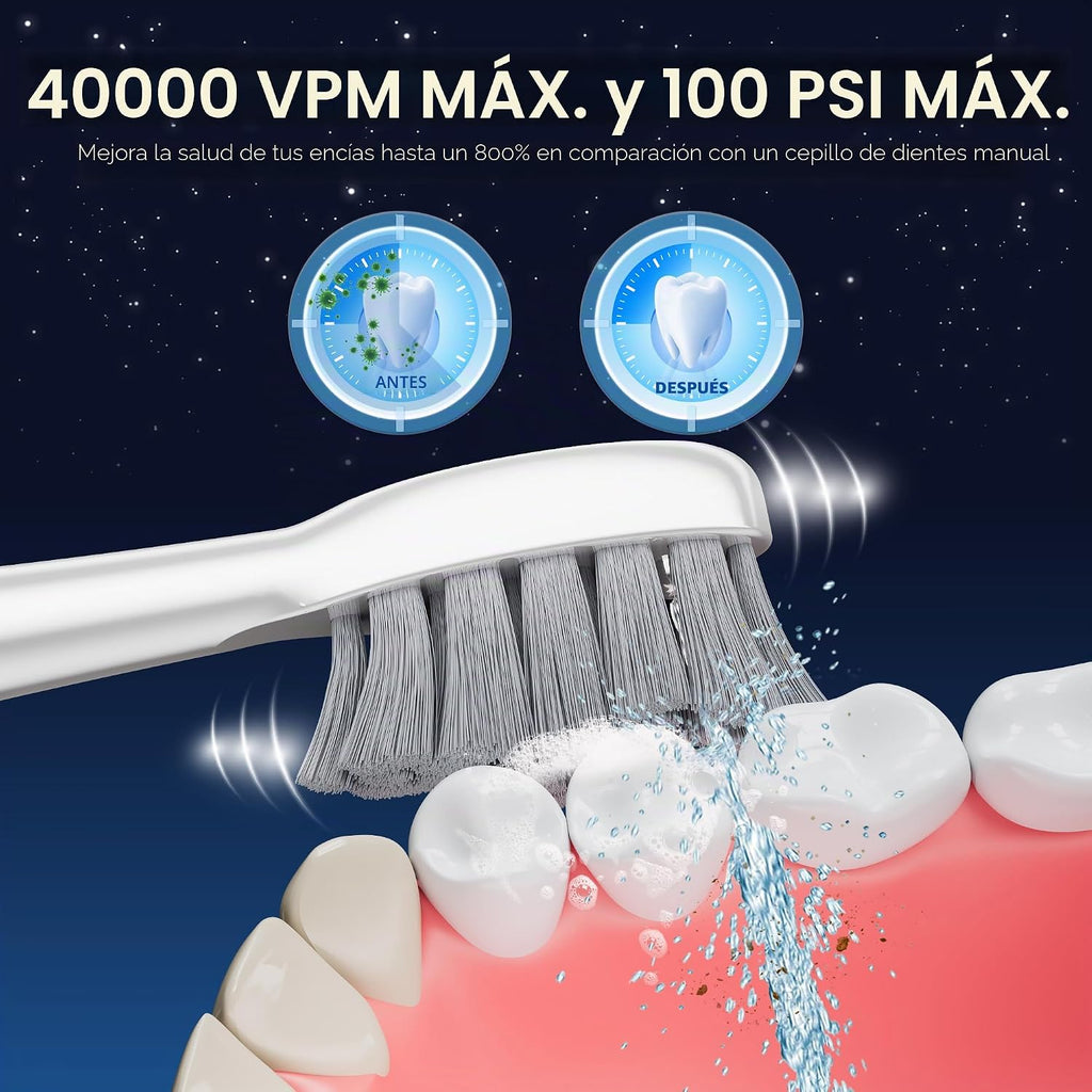 Cepillo de dientes eléctrico con hilo dental de agua,Cepillo de dientes