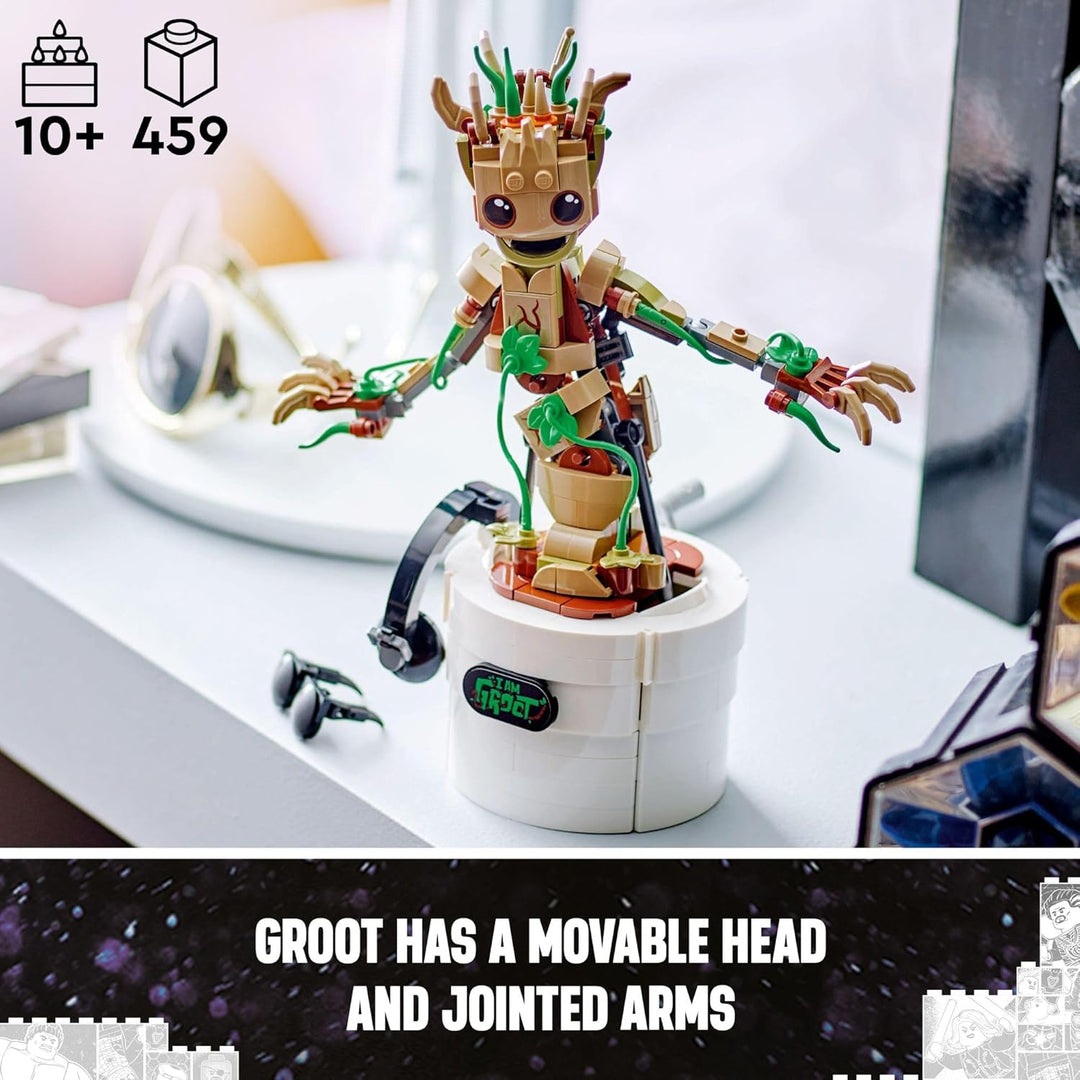 LEGO Marvel Dancing Groot Guardianes de la Galaxia regalo