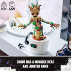 LEGO Marvel Dancing Groot Guardianes de la Galaxia regalo