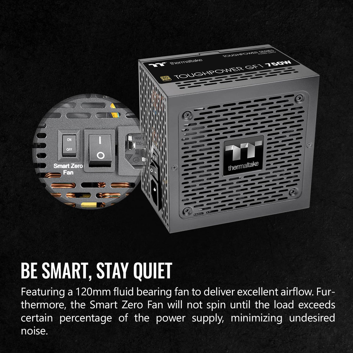 Thermaltake GF1 (2024) Fuente de alimentación ATX totalmente modula...