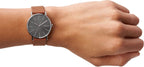Skagen Signatur - Reloj minimalista de acero inoxidable para hombre