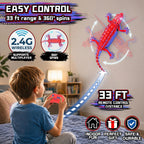 Gecko de escalada de pared a RC, robot de control remoto recargable