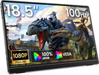 MNN Monitor portátil para juegos de 18.5" 100Hz FHD IPS USB-C H...
