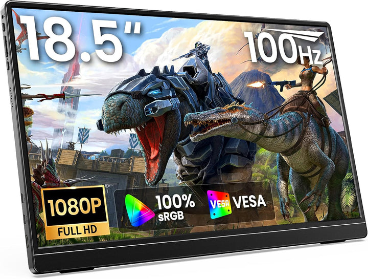 MNN Monitor portátil para juegos de 18.5" 100Hz FHD IPS USB-C H...