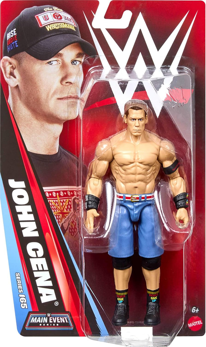 Mattel WWE John Cena Figura de acción, Main Event Series #165, Supe...