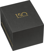 Reloj Bulova para Hombre Dress Classic de Cuarzo bicolor en Acero Inoxidable, Esfera con Patrón, 39 mm