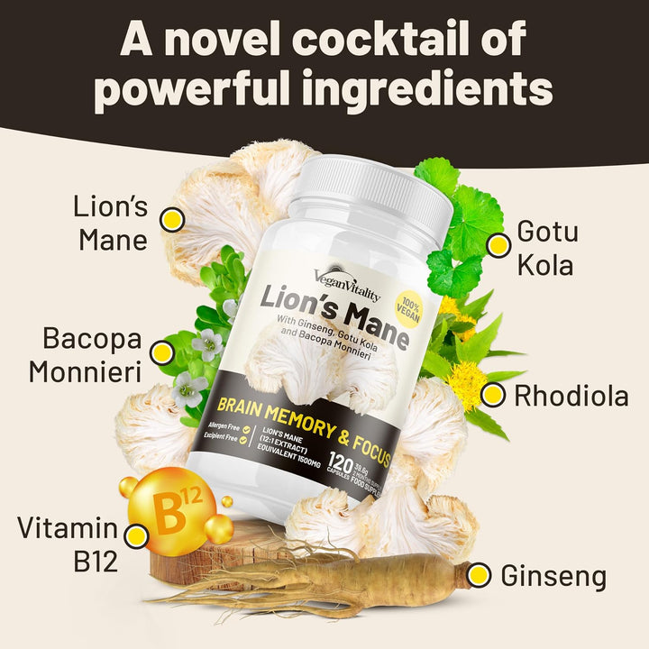 Vegan Vitality Paquete completo de bienestar de 6 meses: multivitam...