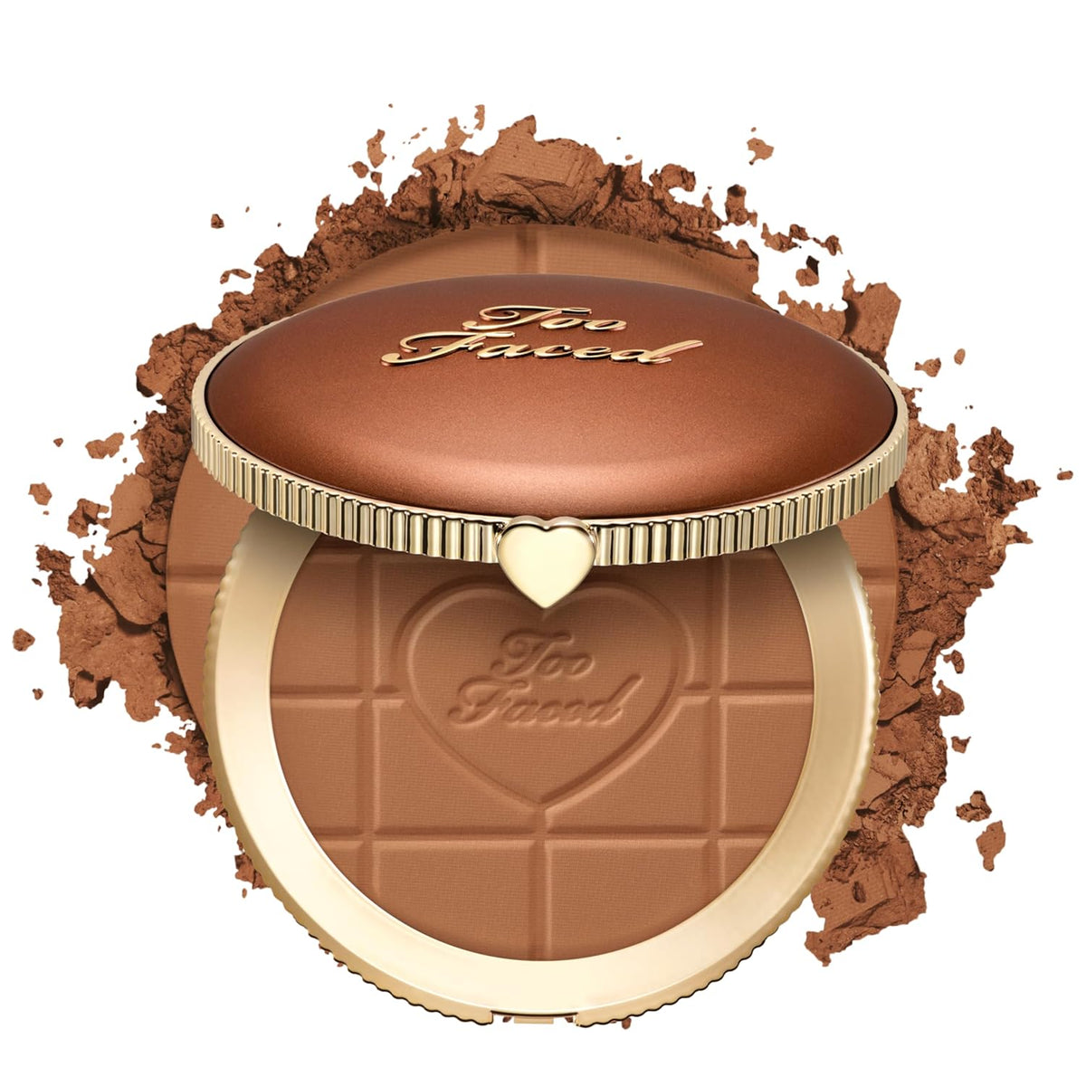 Too Faced Chocolate Soleil Matte Blurring, Embalaje actualizado, 02 Chocolate con leche (Feria)