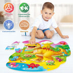 SYNARRY Dinosaur Floor Puzzles para niños 3-5 años Grande 45 piezas