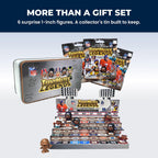 TeenyMates NFL Football Legends - Juego de figuras de acción, lata