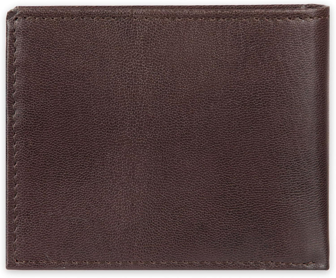 Dockers Mens piel Capacidad extra Slimfold Bifold Wallet