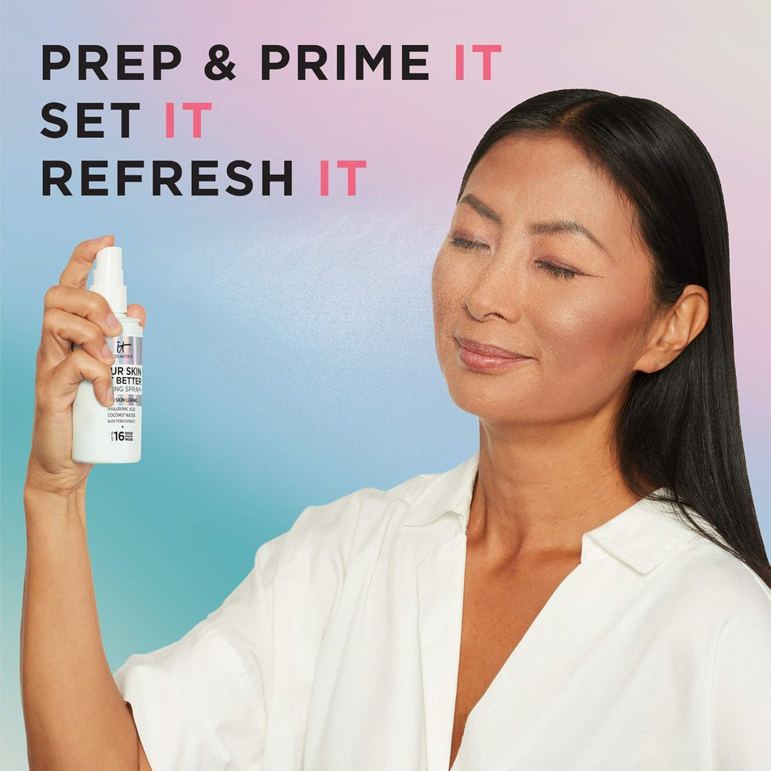 IT Cosmetics Your Skin But Better Makeup Setting Spray - Protege el...