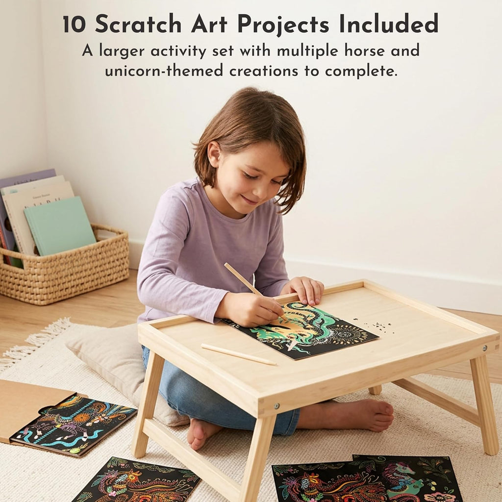 Sycomore ARTISSIMO-Scratch Hair Art y Unicornios, CREA014