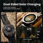 Amazfit T-Rex Dual Solar Smart Watch, 2.008 in, AMOLED, mapas fuera de