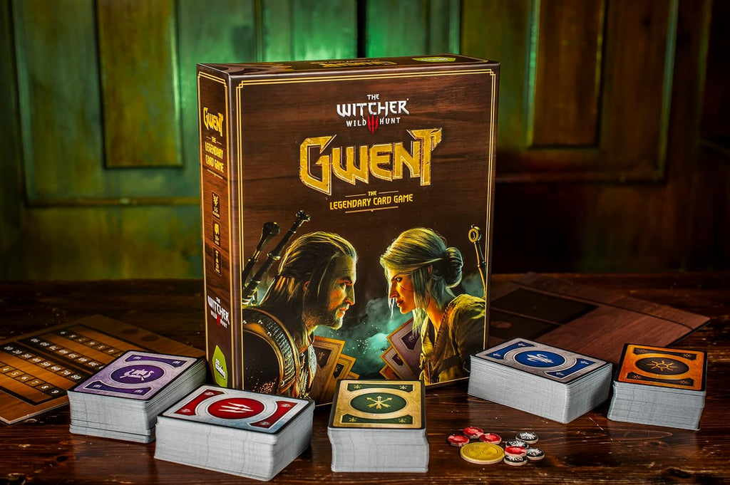 Gwent - Versión oficial con licencia | Juego completo | Juego de estrategia de construcción de mazos competitivo | Batallador de cartas de fantasía del popular videojuego | Naipes tácticos | A partir de 12 años | 1-5 jugadores | 20 min