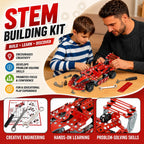Kit de coche modelo de metal, 287 piezas de juguetes de construcción