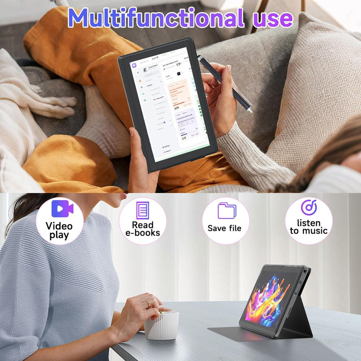 Vyrolinia Andriod Tablet de 7 pulgadas con funda protectora, RAM 8...