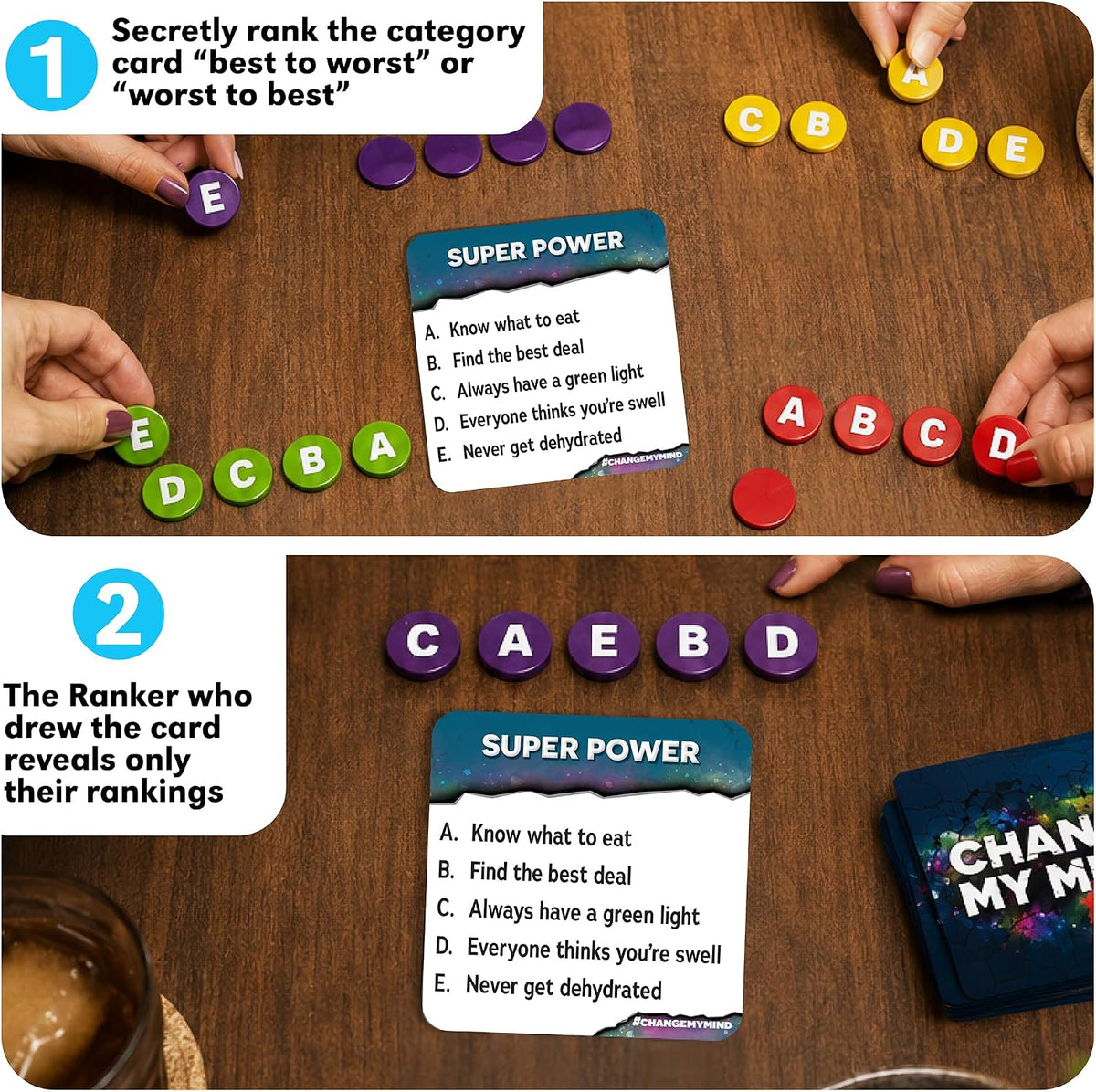 Change My Mind - Debate escandaloso y rango juego de fiesta para adultos