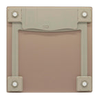 Taylor Báscula digital para peso corporal, capacidad altamente precisa de 400 libras, plataforma de vidrio duradera de 11.8 x 11.8 pulgadas, pantalla fácil de leer de 3.2 x 1.5 pulgadas, champán