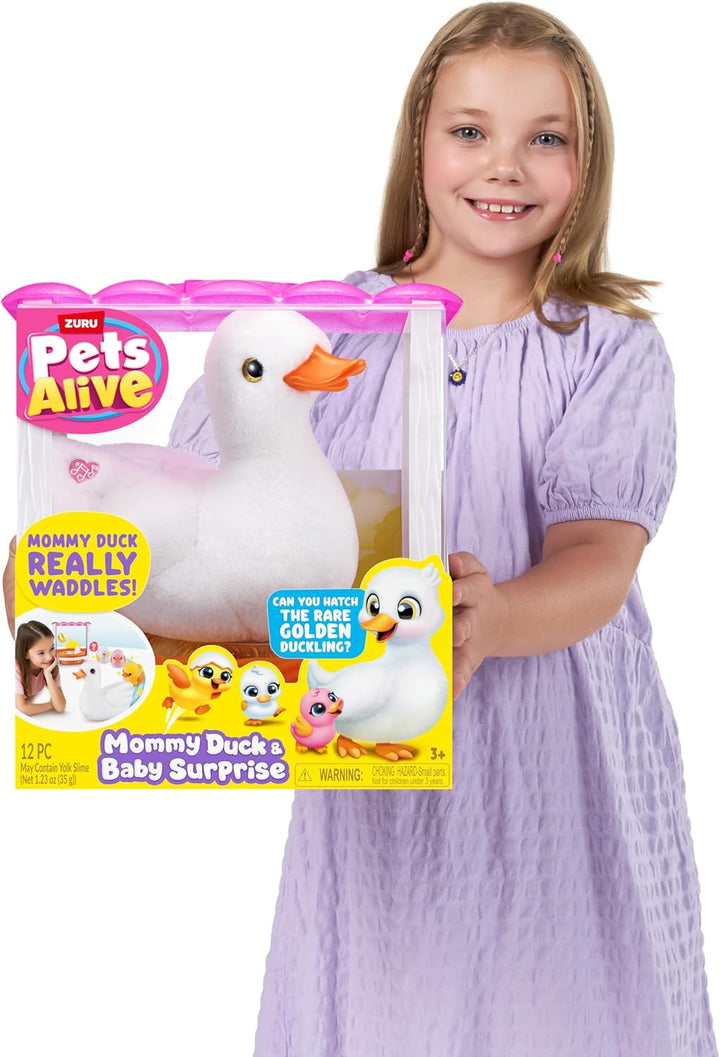 Pets Alive Mama Duck Surprise de ZURU 4 huevos sorpresa