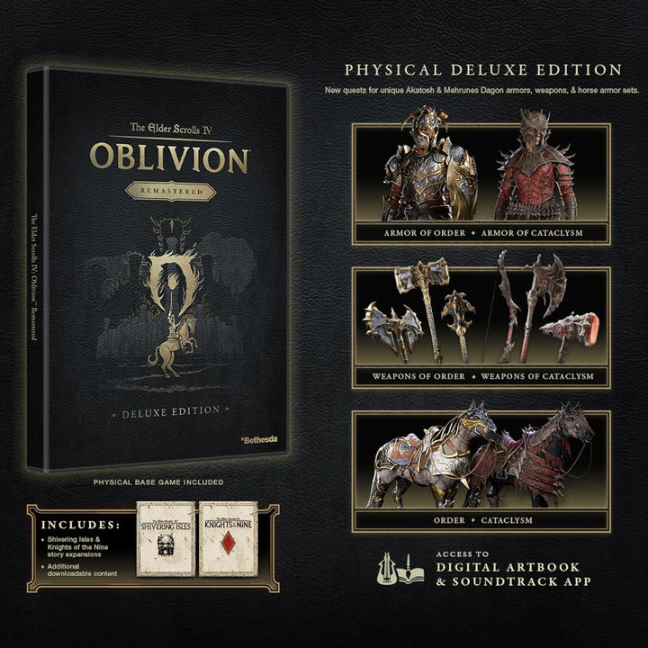 The Elder Scrolls IV Oblivion Remastered Physical Deluxe