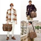 Bolsa tipo mensajero para hombre - Bolsa impermeable de lona
