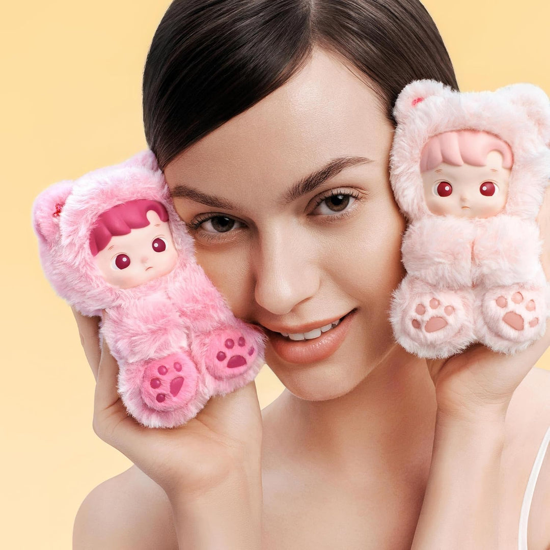 POP MART HACIPUPU Serie de Osos Gomosos - Colgante de Peluche de Vi...