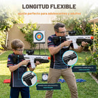Rifle de juguete de espuma para adolescentes y adultos con 60 dardos y