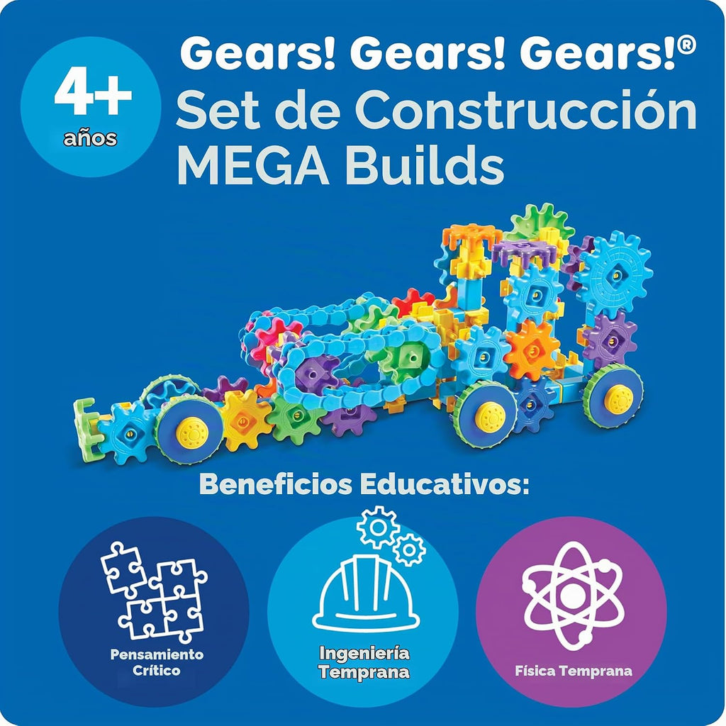 Learning Resources Engranajes Mega Builds