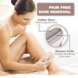 Wahl Smooth Confidence - Afeitadora de batería inalámbrica impermea...