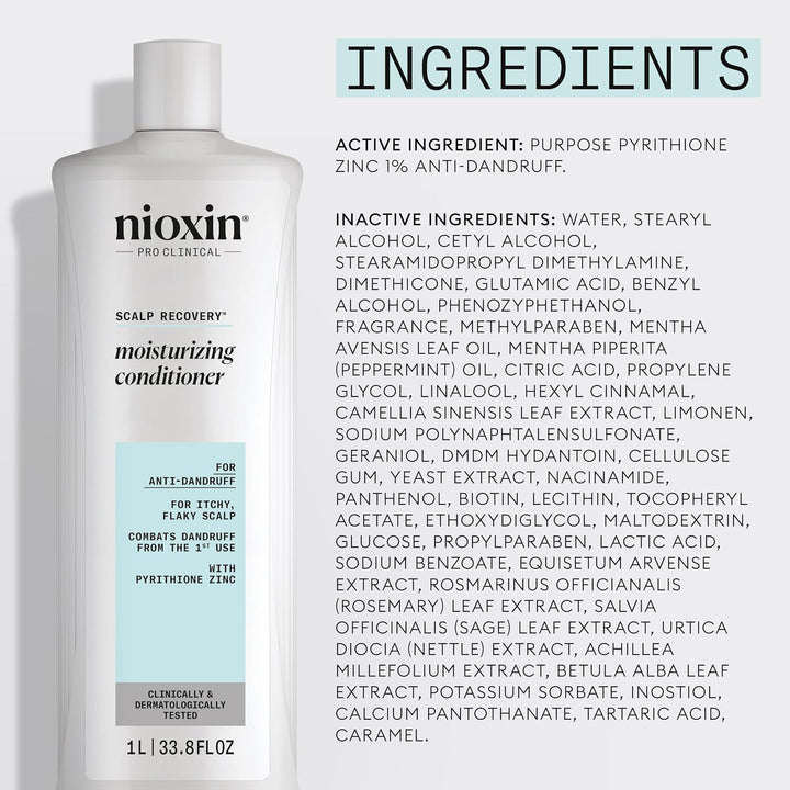 Nioxin Scalp Recovery Moisturizing Conditioner | For Itchy, Flaky S...