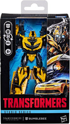 Transformers Studio Series Bumblebee, Age of Extinction Deluxe Class - Figura de acción de conversión de 5 pulgadas, juguetes robot para mayores de 8 años