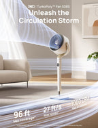 Dreo Ventilador Inteligente para Dormitorio, Ventiladores Oscilante...