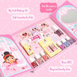 Miss Nella Caja de regalo de maquillaje y esmalte de uñas (Sparkle...