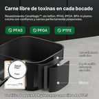 Tastee Freidora de aire de cerámica, freidora de aire compacta 8 en 1 de