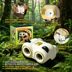 Binóculos Juguetes Científicos para Niños de 3-8 años: Panda Look - Regalo para Niños y Niñas | Aventura al Exterior y Juguete Educativo STEM para Avistamiento de Aves, Acampar, Senderismo - Edades 3-8 Regalo de Cumpleaños para Niños y Niñas